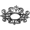 Ekena Millwork Dijon Architectural Grade PVC Pierced Ceiling Medallion, Antiqued Pewter, 30"OD x 9 3/4"ID x 1"P CMPP30DIAPW - alternate 2